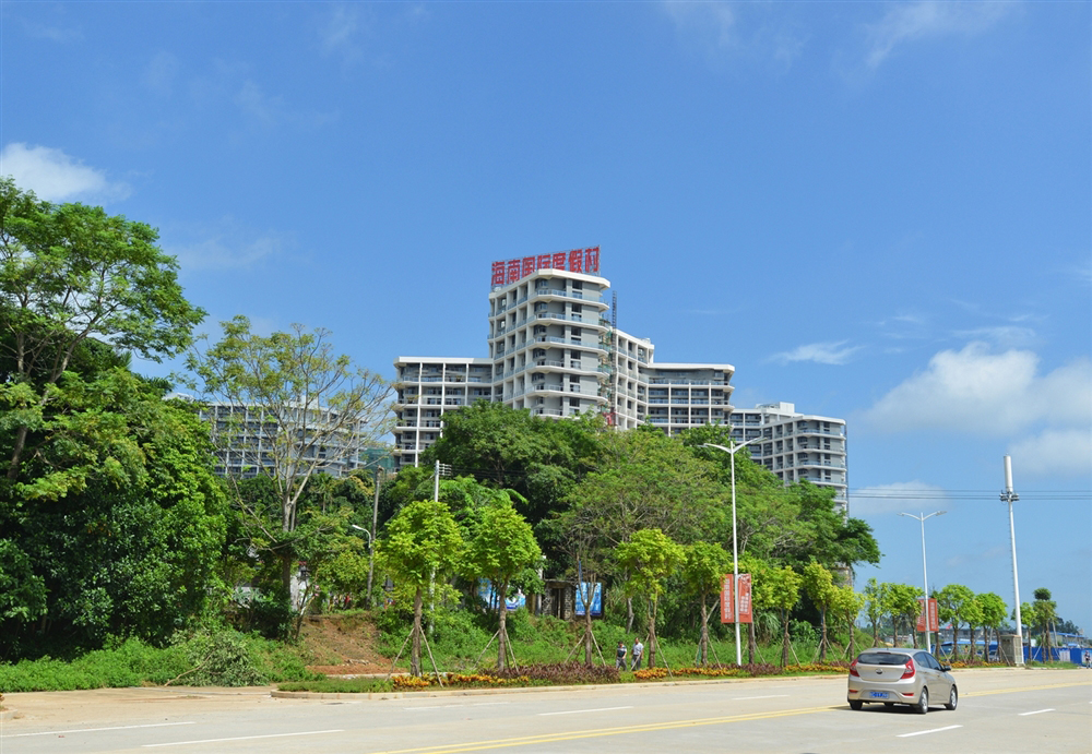 小区楼栋外景