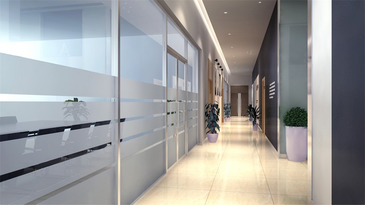 写字楼走廊内部效果图