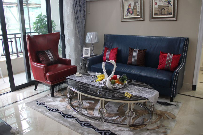 B栋C户型121.61平米样板间客厅