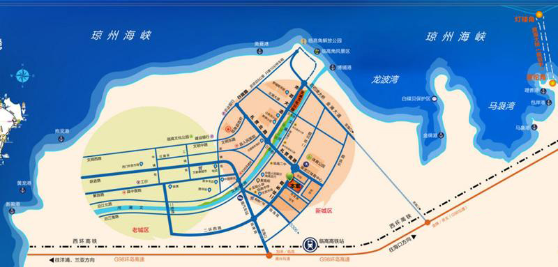 长胜·君悦湾区位交通图