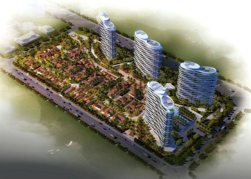 北京城建海云家园鸟瞰图