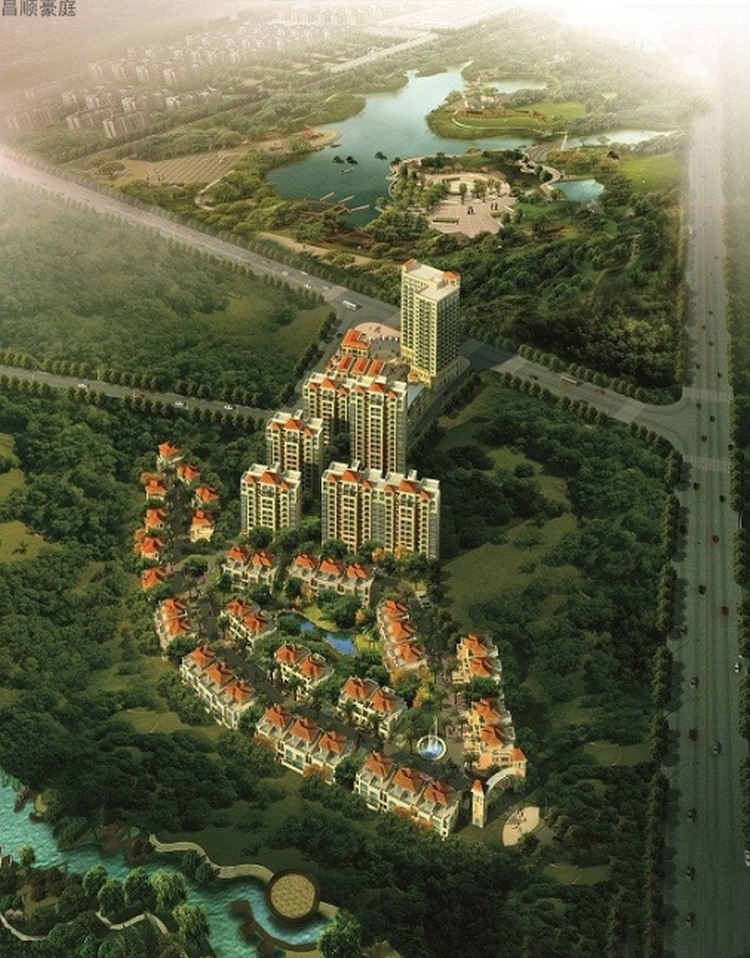 昌顺豪庭鸟瞰图