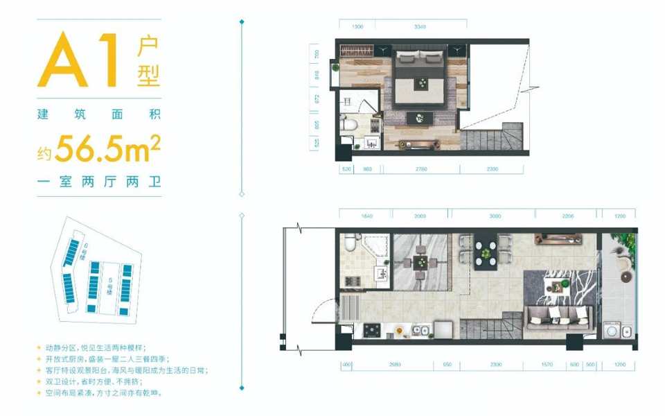 (LOFT)A1户型 1房