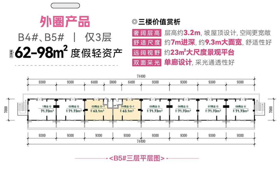 B5#三层03、04户型
