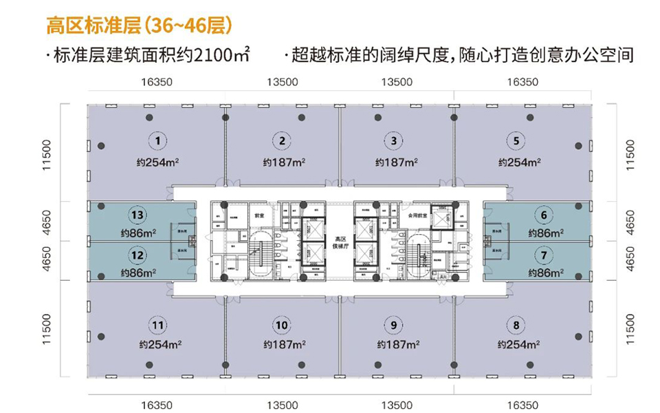 C座36层-46层